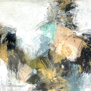 16 x 16, mixed media on canvas, “Abstract III”