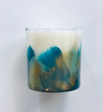 Hand Painted Candle "Turquoise"