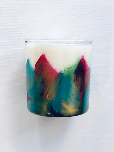 Hand Painted Candle 